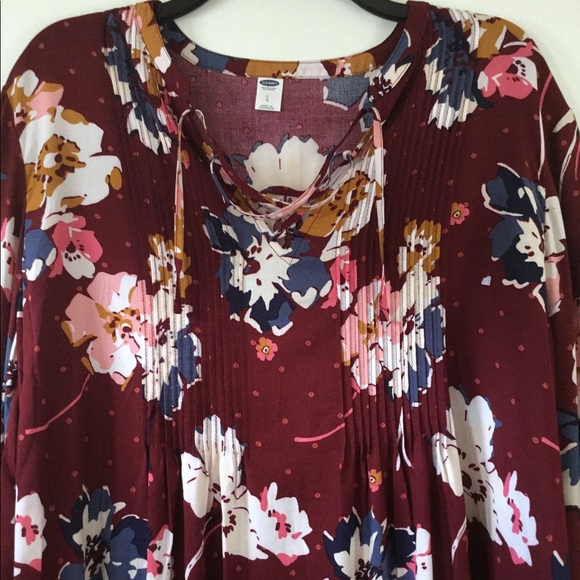 Old Navy Tops - 🌺 Old Navy Maxi Tunic Blouse / BoHo Vibe 🌺